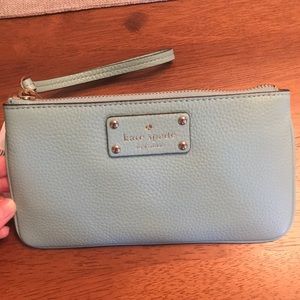 Kate Spade Robins egg wristlet